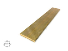 Load image into Gallery viewer, 1/8" x 1" x 6" C360 Brass Flat Bar
