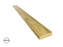 Load image into Gallery viewer, 1/4" x 1" x 12" C360 Brass Flat Bar
