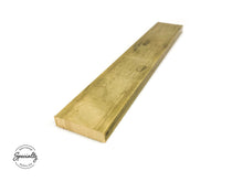 Load image into Gallery viewer, 1/4" x 1" x 6" C360 Brass Flat Bar