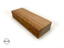 Load image into Gallery viewer, 1" x 2" x 5" African Mahogany Knife Handle Block