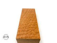 Load image into Gallery viewer, 1" x 2" x 5" Sapele Figured Quilted Knife Handle Block